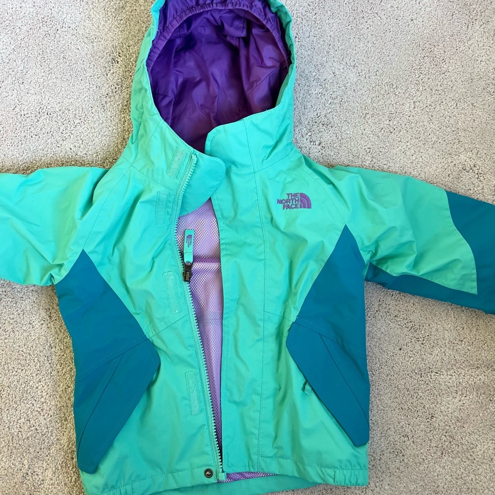 North face outer waterproof jacket